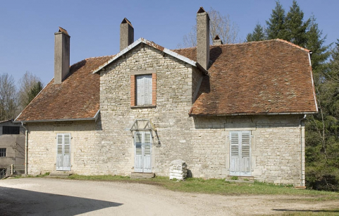 Façade sud du logement ouvrier. © Région Bourgogne-Franche-Comté, Inventaire du patrimoine