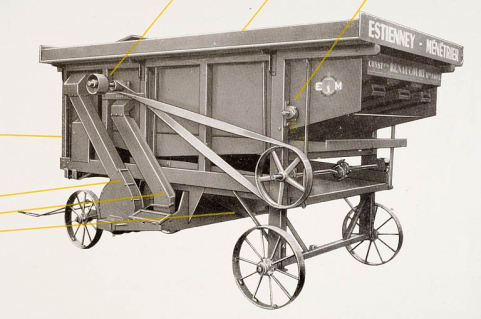 Batteuse Estienney-Ménétrier 140 SAB. © Région Bourgogne-Franche-Comté, Inventaire du patrimoine