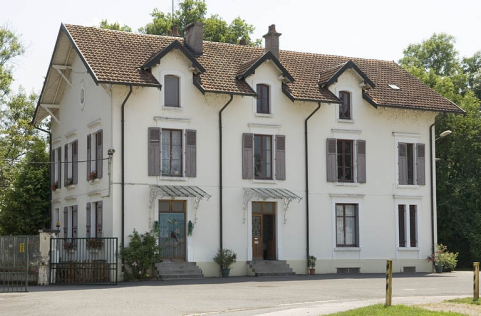 Bureaux et logement. Vue de trois quarts gauche. © Région Bourgogne-Franche-Comté, Inventaire du patrimoine