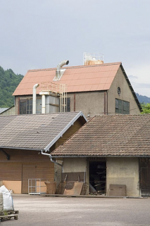 Atelier de fonderie depuis la cour est. © Région Bourgogne-Franche-Comté, Inventaire du patrimoine