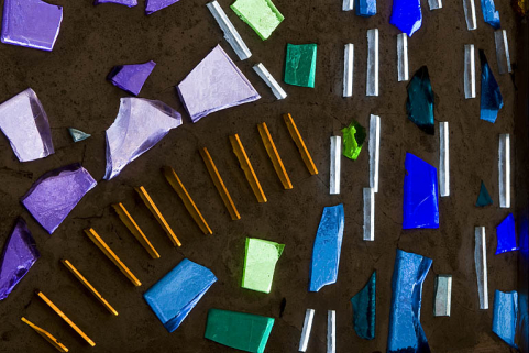 Détail du chemin menant à la croix. © Région Bourgogne-Franche-Comté, Inventaire du patrimoine