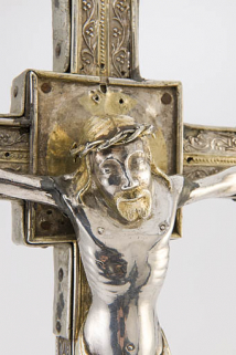Détail : Christ à mi-corps. © Région Bourgogne-Franche-Comté, Inventaire du patrimoine