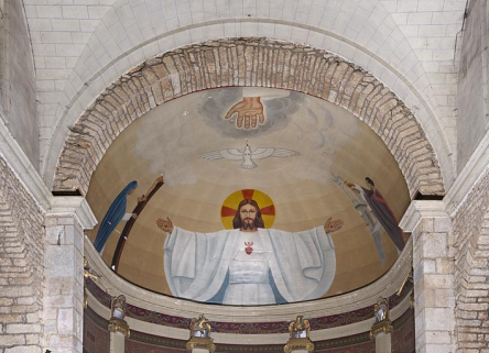 Vue générale de la peinture monumentale. © Région Bourgogne-Franche-Comté, Inventaire du patrimoine