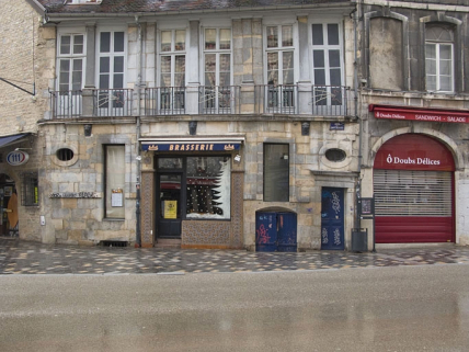 Détail de la façade antérieure du logis secondaire, rue des Boucheries. © Région Bourgogne-Franche-Comté, Inventaire du Patrimoine