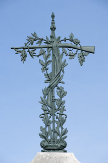 Détail : la croix. © Région Bourgogne-Franche-Comté, Inventaire du patrimoine