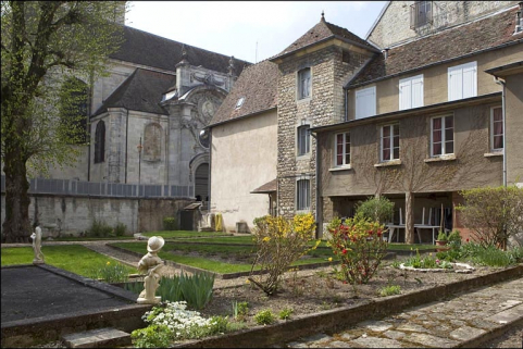 Vue d'ensemble du jardin. © Région Bourgogne-Franche-Comté, Inventaire du Patrimoine
