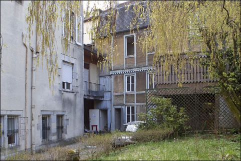 Détail de l'aile sur cour, de trois quarts droit. © Région Bourgogne-Franche-Comté, Inventaire du Patrimoine