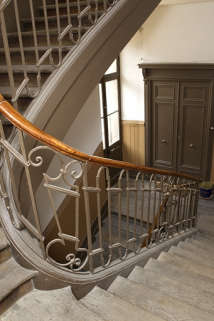 Vue de l'intérieur de l'escalier. © Région Bourgogne-Franche-Comté, Inventaire du Patrimoine