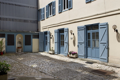 Détail du rez-de-chaussée du logis secondaire droit et d'une partie du séchoir. © Région Bourgogne-Franche-Comté, Inventaire du Patrimoine
