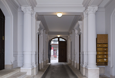 Passage cocher :vue d'ensemble rapprochée depuis la cour. © Région Bourgogne-Franche-Comté, Inventaire du Patrimoine