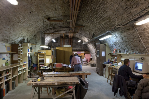Intérieur, sous-sol : vue d'ensemble d'une cave. © Région Bourgogne-Franche-Comté, Inventaire du Patrimoine