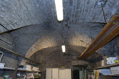 Intérieur, sous-sol : détail de la voûte d'une cave. © Région Bourgogne-Franche-Comté, Inventaire du Patrimoine
