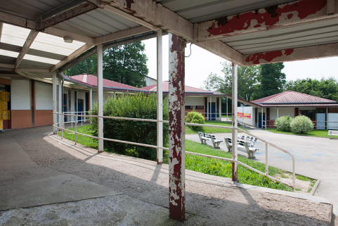 Vue générale de la galerie couverte. © Région Bourgogne-Franche-Comté, Inventaire du patrimoine
