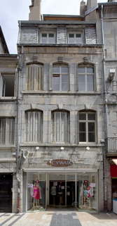 Logis principal, façade sur rue : de face. © Région Bourgogne-Franche-Comté, Inventaire du Patrimoine