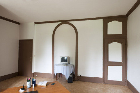 Hôtel de Choiseul : vue générale de l'ancienne salle à manger. © Région Bourgogne-Franche-Comté, Inventaire du patrimoine