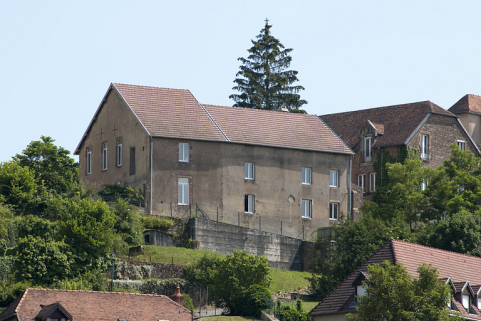 Bâtiment (B), vue générale côté village. © Région Bourgogne-Franche-Comté, Inventaire du patrimoine