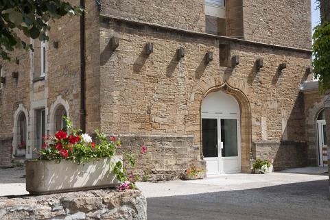 Chapelle (D), détail de la façade. © Région Bourgogne-Franche-Comté, Inventaire du patrimoine