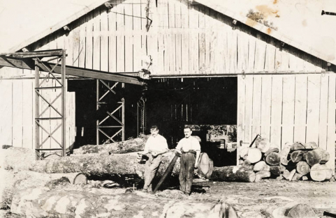 [La scierie avant l'incendie de 1943] © Région Bourgogne-Franche-Comté, Inventaire du patrimoine