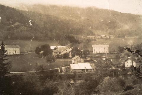 Vue générale après l'incendie de 1913 © Région Bourgogne-Franche-Comté, Inventaire du patrimoine