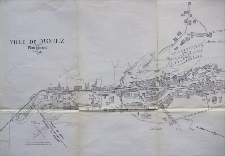 Ville de Morez. Plan général [détail de la partie gauche], 1927. © Région Bourgogne-Franche-Comté, Inventaire du patrimoine