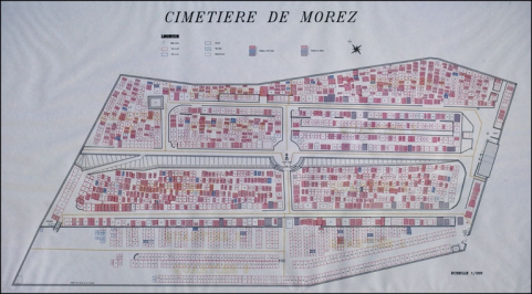 Cimetière de Morez [plan d'ensemble], 1992. © Région Bourgogne-Franche-Comté, Inventaire du patrimoine