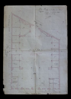 Plan rectifié de la halle de Morez à construire, 1819. © Région Bourgogne-Franche-Comté, Inventaire du patrimoine Plan rectifié de la halle de Morez à construire, 1819. © Région Bourgogne-Franche-Comté, Inventaire du patrimoine