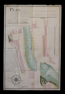 Plan de la principale place de la commune de Morez telle qu'elle existe actuellement présentant les changements et travaux à y faire pour l'établissement d'une maison commune projettée [...], 1808. © Région Bourgogne-Franche-Comté, Inventaire du patrimoine