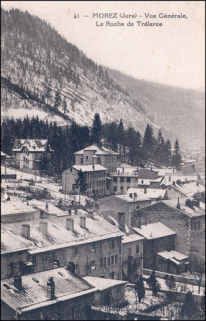 41 - Morez (Jura) - Vue Générale, La Roche de Trélarce, 1er quart 20e siècle. © Région Bourgogne-Franche-Comté, Inventaire du patrimoine