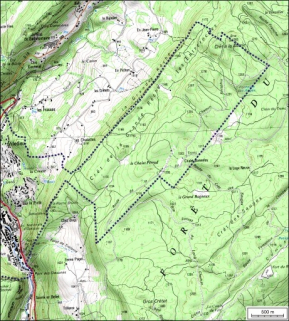 Carte de situation, partie est. © Région Bourgogne-Franche-Comté, Inventaire du patrimoine Carte de situation, partie est. © Région Bourgogne-Franche-Comté, Inventaire du patrimoine