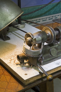 Lame et système de positionnement de la pièce. © Région Bourgogne-Franche-Comté, Inventaire du patrimoine