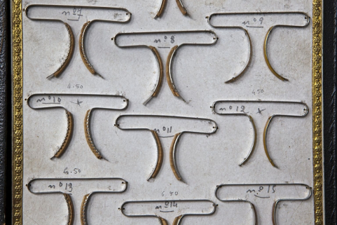 Modèles de nez pour pince-nez. © Région Bourgogne-Franche-Comté, Inventaire du patrimoine