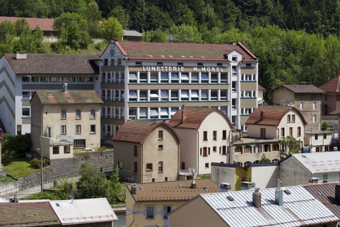 Vue d'ensemble de la façade postérieure. © Région Bourgogne-Franche-Comté, Inventaire du patrimoine Vue d'ensemble de la façade postérieure. © Région Bourgogne-Franche-Comté, Inventaire du patrimoine