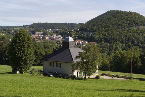 Vue d'ensemble, depuis l'ouest. © Région Bourgogne-Franche-Comté, Inventaire du patrimoine Vue d'ensemble, depuis l'ouest. © Région Bourgogne-Franche-Comté, Inventaire du patrimoine