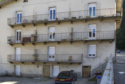 Elévation latérale gauche. © Région Bourgogne-Franche-Comté, Inventaire du patrimoine