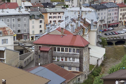 Vue d'ensemble plongeante, depuis l'est. © Région Bourgogne-Franche-Comté, Inventaire du patrimoine