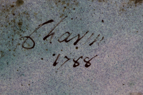 Signature et date au verso. © Région Bourgogne-Franche-Comté, Inventaire du patrimoine