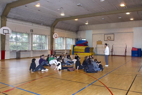 Bâtiment B : gymnase (3e étage). © Région Bourgogne-Franche-Comté, Inventaire du patrimoine Bâtiment B : gymnase (3e étage). © Région Bourgogne-Franche-Comté, Inventaire du patrimoine