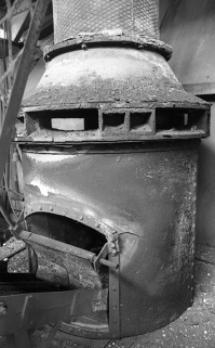 Gueulard (partie supérieure) du grand cubilot (5 tonnes). © Région Bourgogne-Franche-Comté, Inventaire du patrimoine