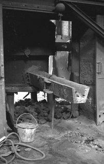 Grand cubilot. Rigole de coulée. © Région Bourgogne-Franche-Comté, Inventaire du patrimoine