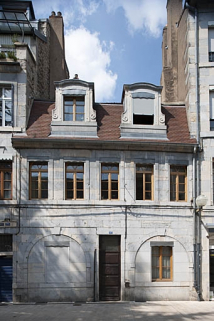 Façade antérieure : vue d'ensemble de face. © Région Bourgogne-Franche-Comté, Inventaire du Patrimoine