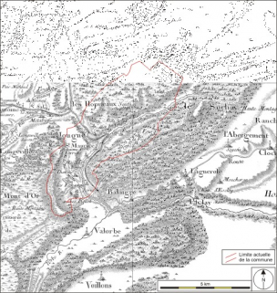 carte © Région Bourgogne-Franche-Comté, Inventaire du patrimoine