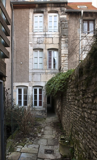 Vue d'ensemble de la façade postérieure du deuxième logis secondaire. © Région Bourgogne-Franche-Comté, Inventaire du Patrimoine