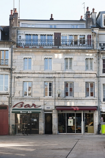Logis principal : vue d'ensemble de la façade sur rue. © Région Bourgogne-Franche-Comté, Inventaire du Patrimoine