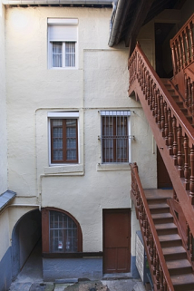 Vue d'ensemble de la façade antérieure du premier logis secondaire. © Région Bourgogne-Franche-Comté, Inventaire du Patrimoine