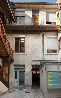 Logis principal : vue d'ensemble de la façade postérieure. © Région Bourgogne-Franche-Comté, Inventaire du Patrimoine