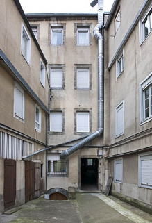 Logis principal : vue de la façade postérieure. © Région Bourgogne-Franche-Comté, Inventaire du Patrimoine
