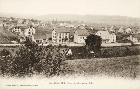 Audincourt. Quartier des automobiles. © Région Bourgogne-Franche-Comté, Inventaire du patrimoine