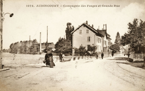 Audincourt - Cie des Forges et Grande Rue. © Région Bourgogne-Franche-Comté, Inventaire du patrimoine