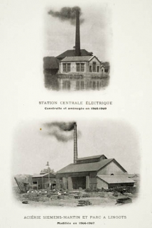 Station centrale électrique et aciérie Siemens-Martin. © Région Bourgogne-Franche-Comté, Inventaire du patrimoine