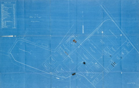 SA des automobiles Peugeot. Plan de l'usine. © Région Bourgogne-Franche-Comté, Inventaire du patrimoine SA des automobiles Peugeot. Plan de l'usine. © Région Bourgogne-Franche-Comté, Inventaire du patrimoine
